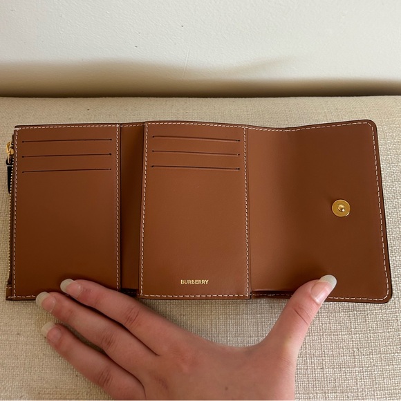 Burberry Check Compact Wallet - Picture 9 of 10